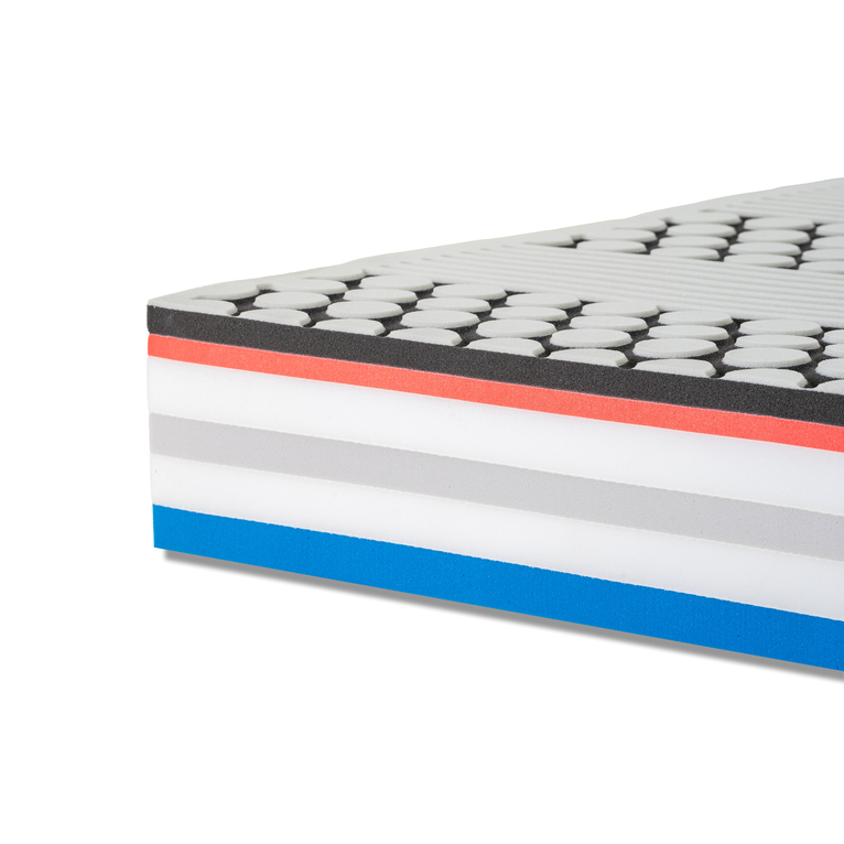 materasso matrimoniale in memory foam energy sport 6 strati | dispositivo medico detraibile 19%