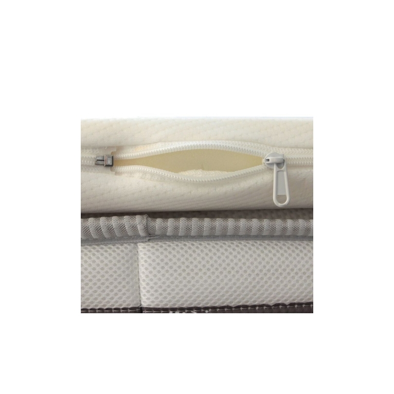 topper matrimoniale in memory foam 5 cm | sfoderabile