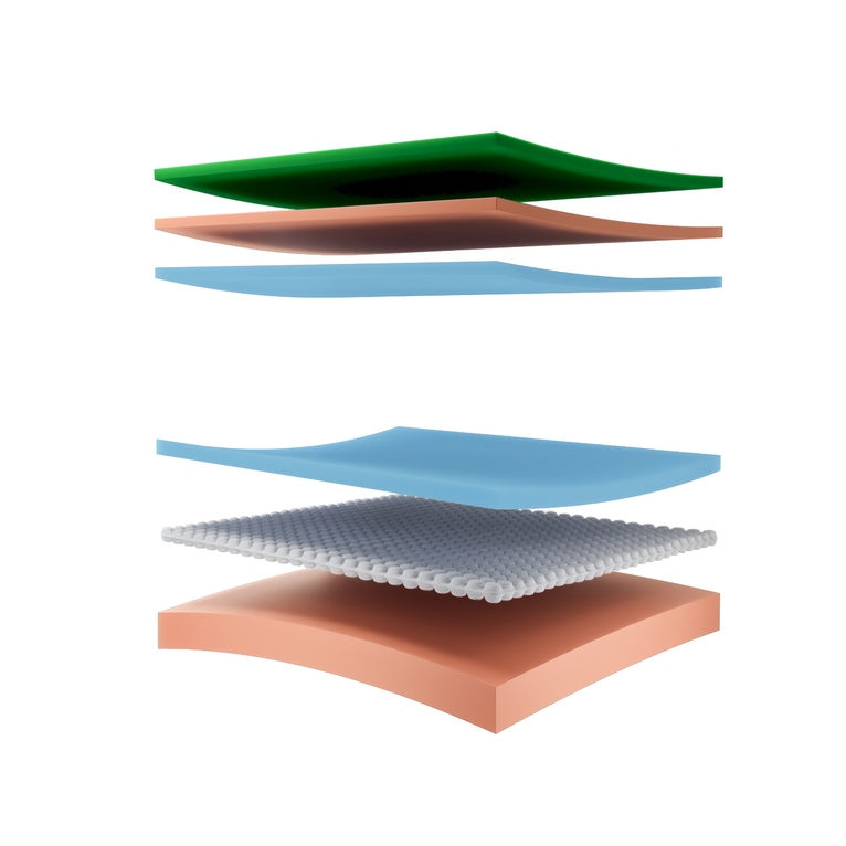 materasso singolo 2000 micromolle mythos | topper estraibile con tessuto cooler