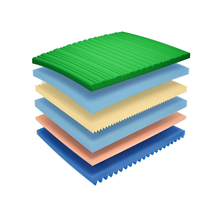 materasso matrimoniale in memory foam wonder 6 strati celliant® e cooler | dispositivo medico detraibile 19%