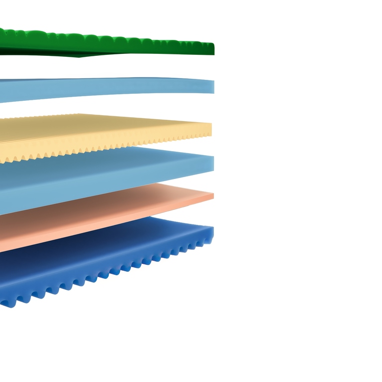 materasso matrimoniale in memory foam wonder 6 strati celliant® e cooler | dispositivo medico detraibile 19%