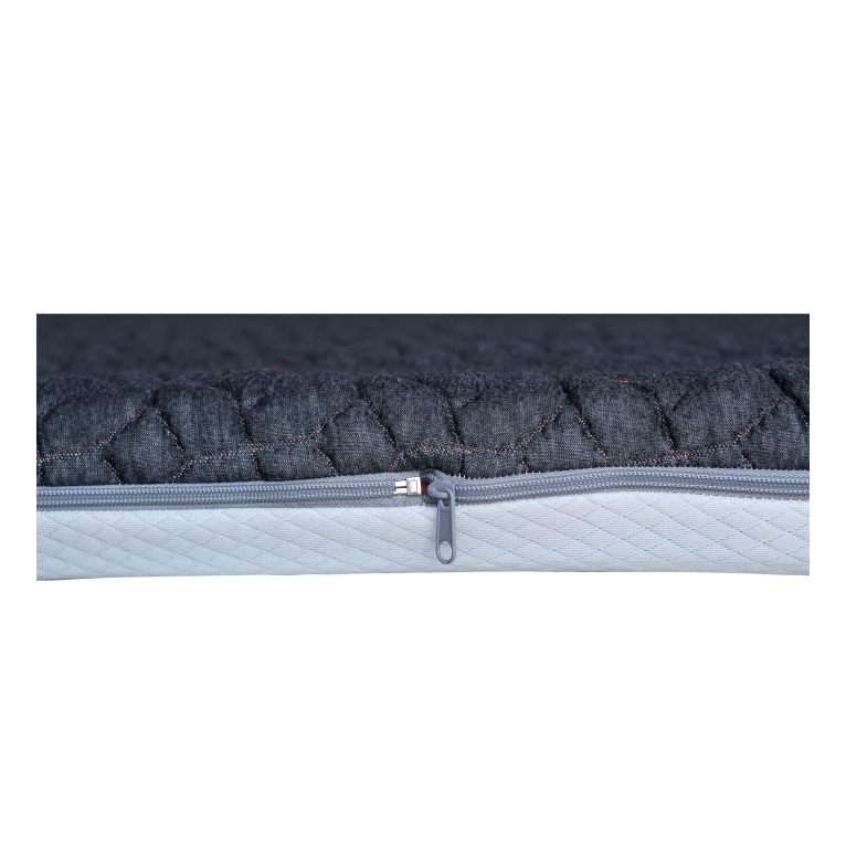 topper in memory foam - doppia stagione 5 cm sfoderabile  una piazza e mezza