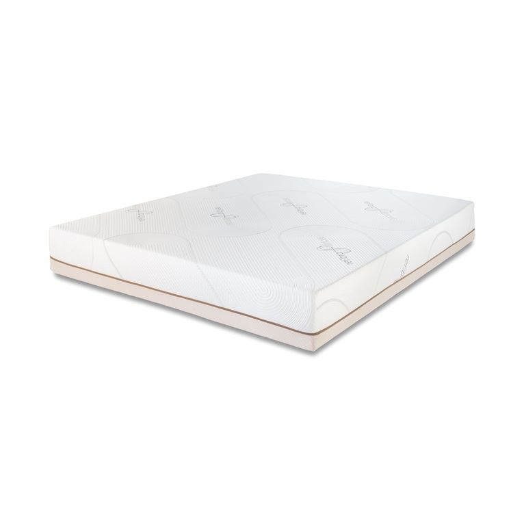 materasso matrimoniale a  molle insacchettate e 5cm memory foam athos | refibra - tencel™ 