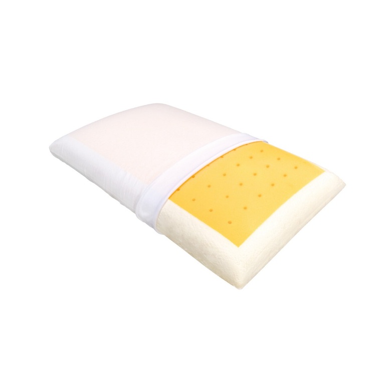 cuscino in memory foam saponetta forato alla camomilla