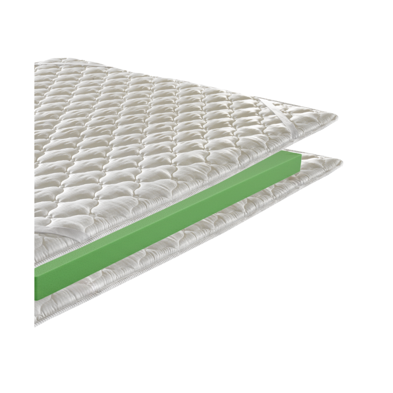 topper singolo in memory foam| alto 5 cm - non sfoderabile