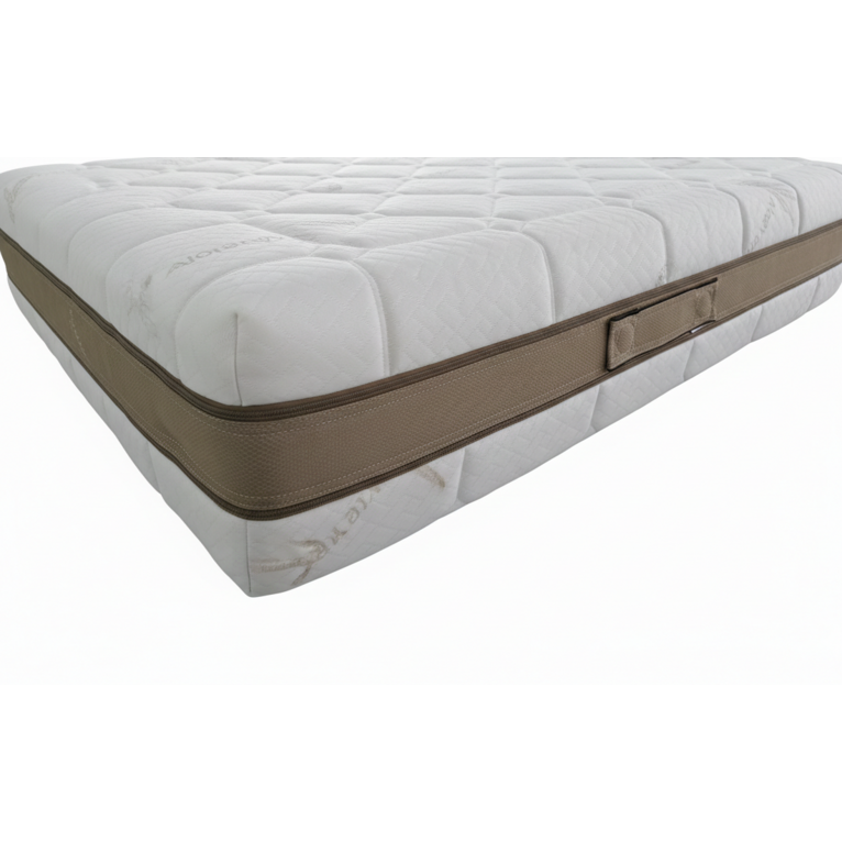 materasso singolo memory e water foam ares | 23 cm, 3 strati, garanzia 10 anni