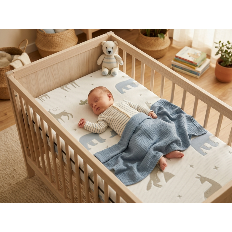 materasso culla e lettino neonato antisoffoco certificato certipur™ e oeko-tex® – 100% made in italy